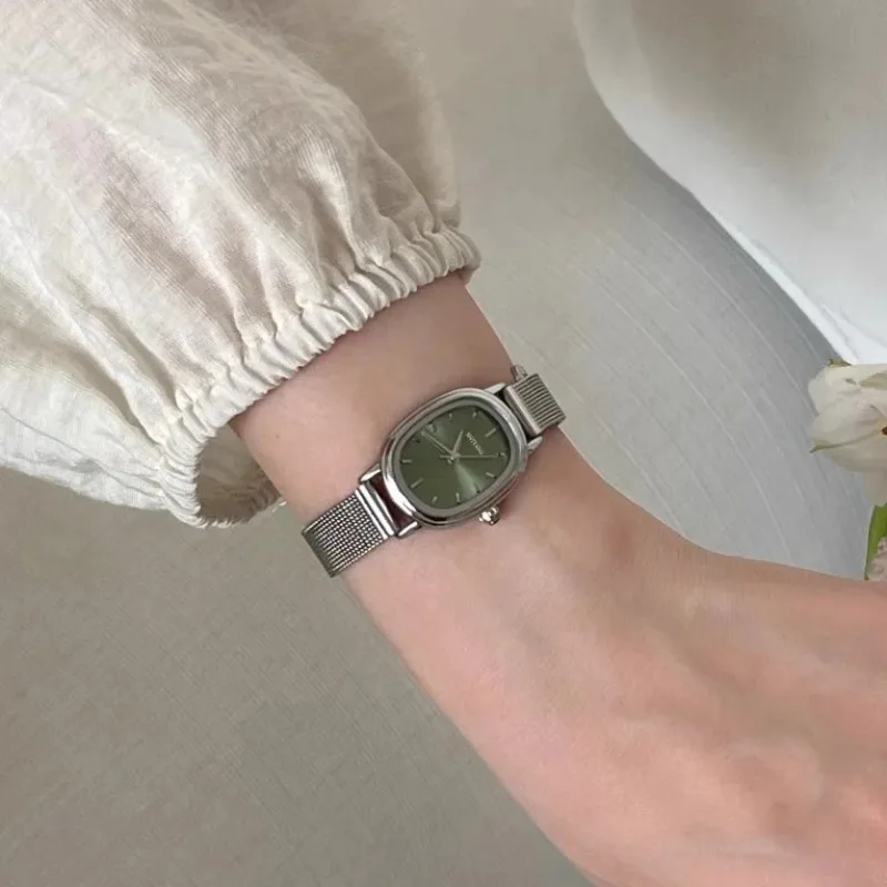 Small Oval Dial Green Watch Si – обзор и цена Luxury Watch For Girls