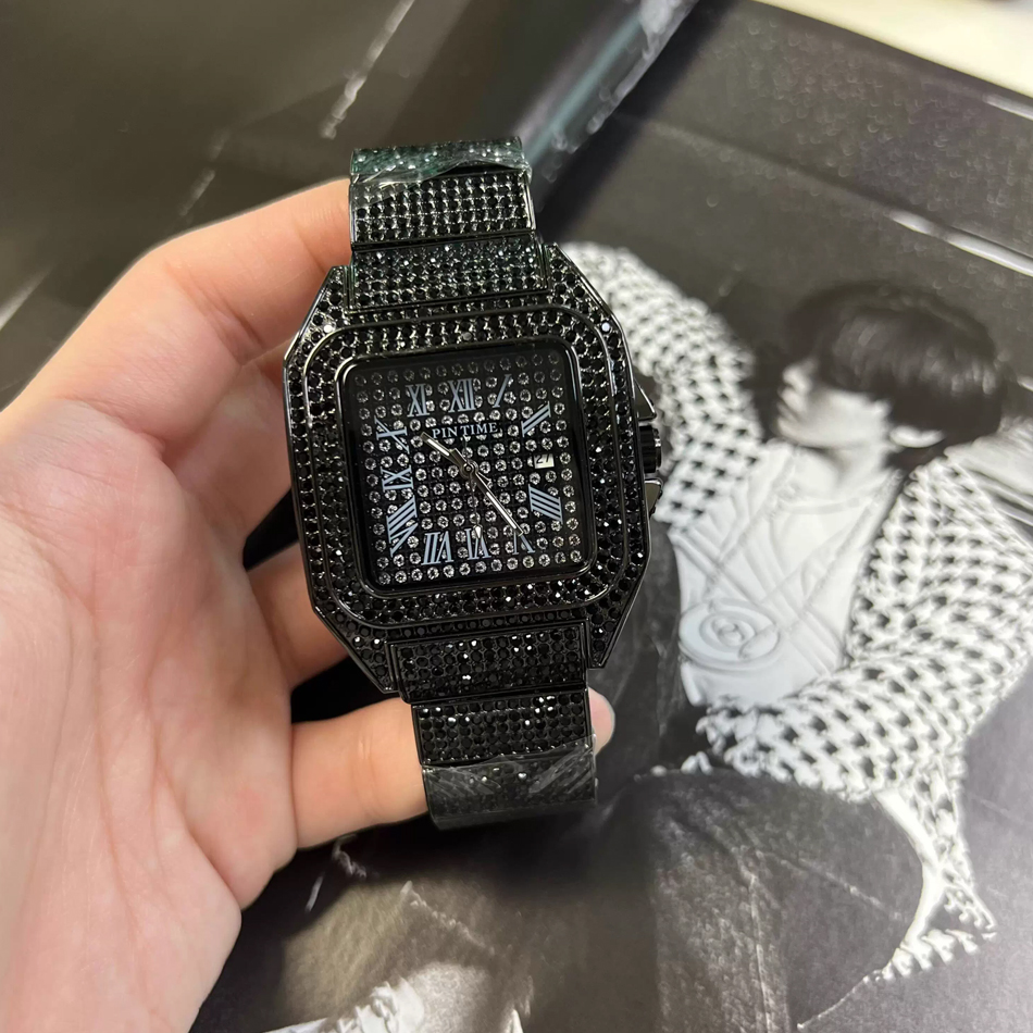 Gold or black Watch Ice Out Sq – обзор и цена Luxury Watch All Black