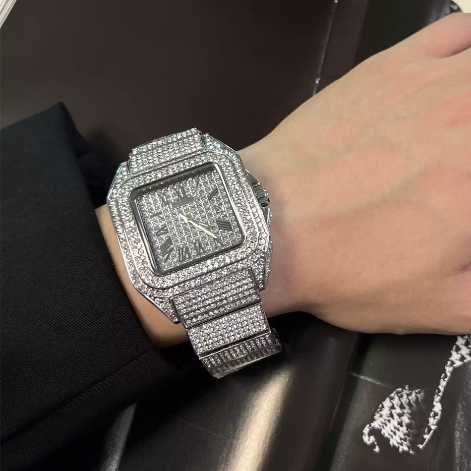 Gold or black Watch Ice Out Sq – обзор и цена Luxury Watch All Black