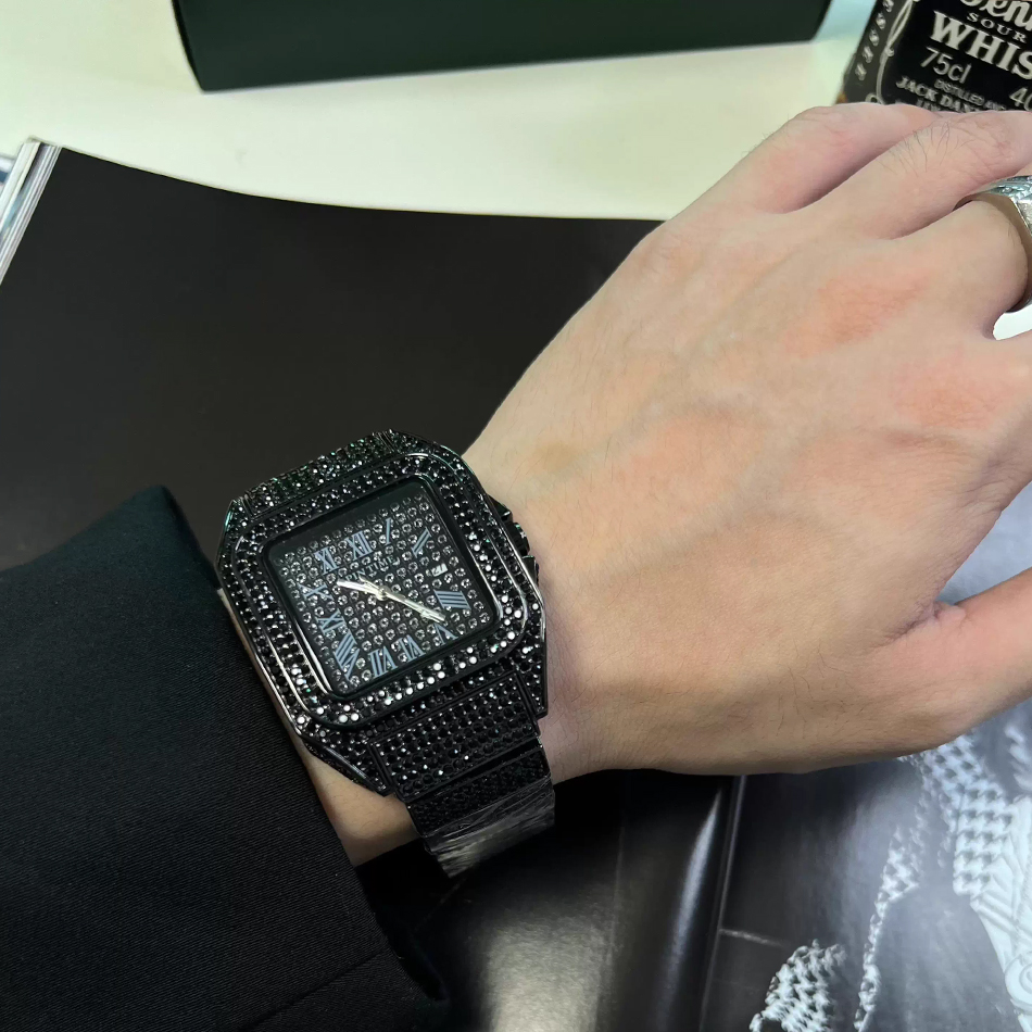 Gold or black Watch Ice Out Sq – обзор и цена Luxury Watch All Black